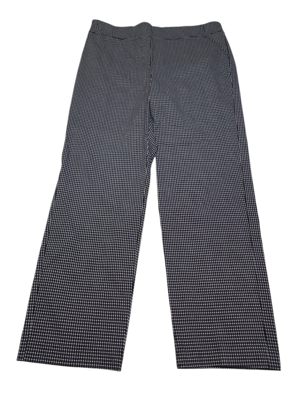 Penningtons Black and White Houndstooth Straight Leg Pants Sz 18